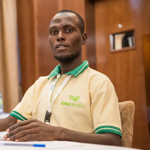 Ronald Mugaiga from Ecomak Recyclers